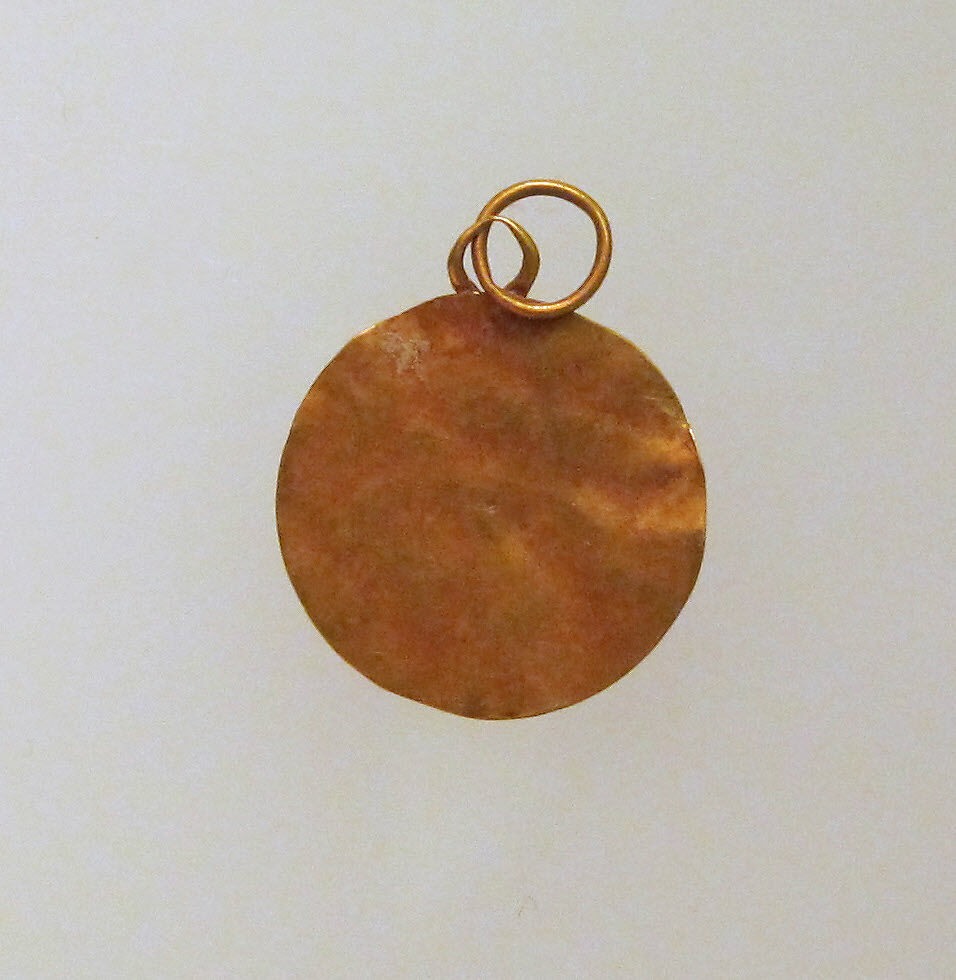 Pendant disk, Gold, Cypriot 