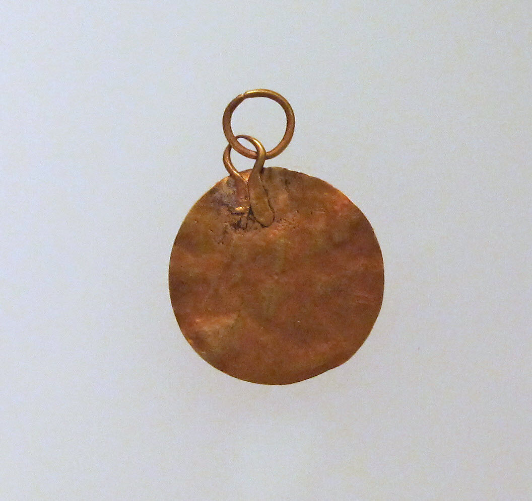 Pendant disk, Gold, Cypriot 