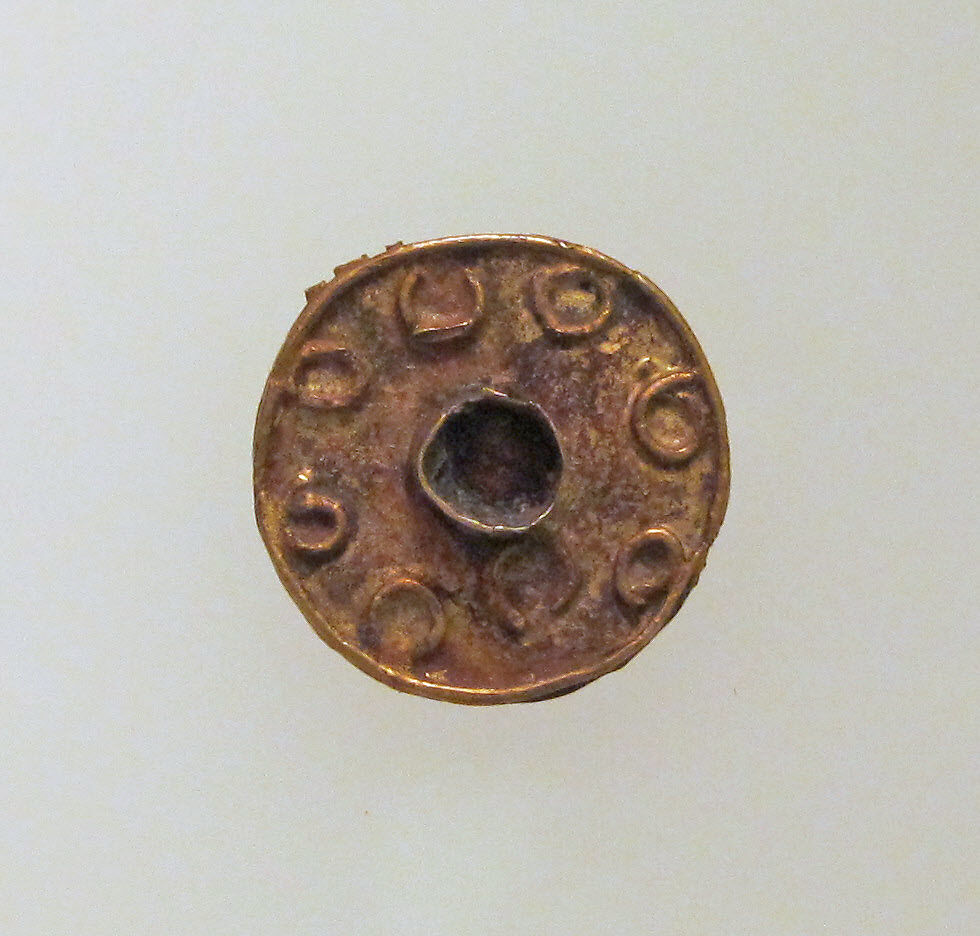 Pendant disk, Gold, Cypriot 