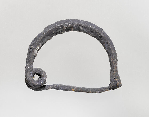 Silver fibula (safety pin)