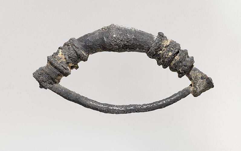 Silver fibula (safety pin)