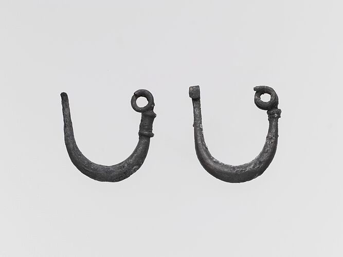 Two silver fibulae (safety pins)