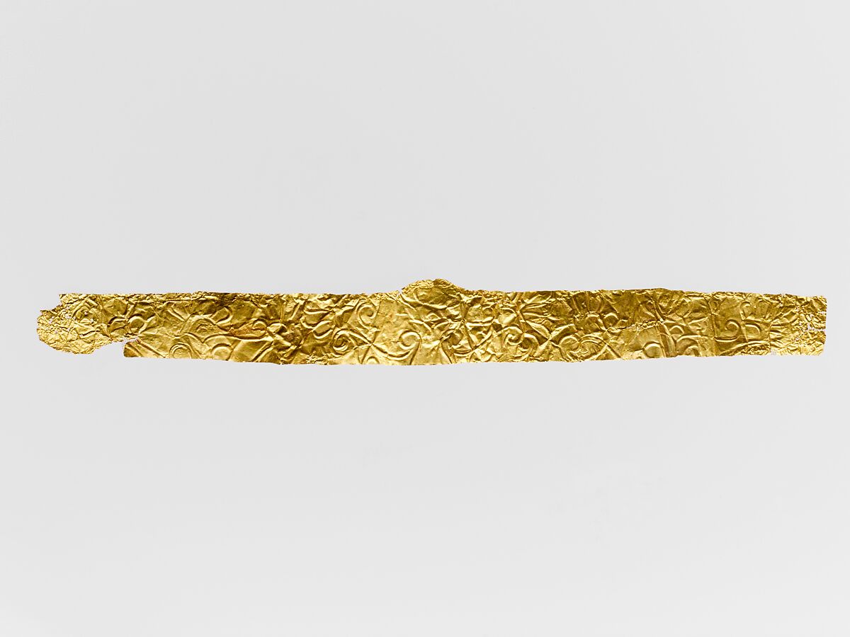 Gold diadem, Gold, Cypriot 