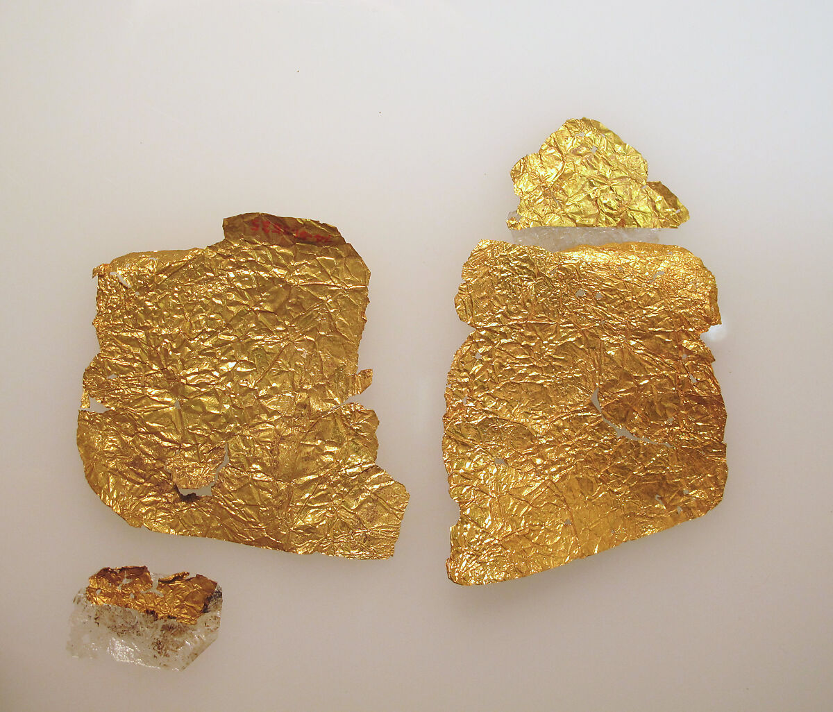 Frontlet of gold leaf, Gold 