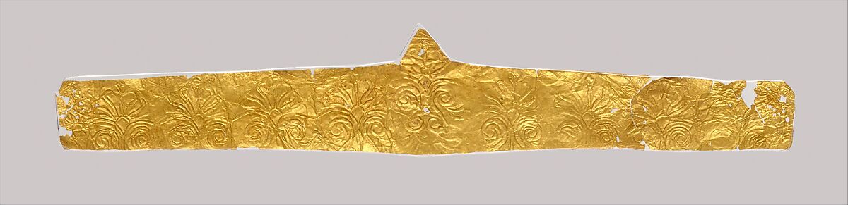 Gold diadem, Gold, Greek 