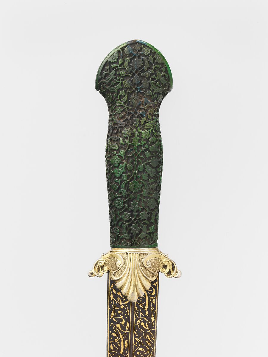 Dagger, Steel, ivory, gold, silver, Turkish