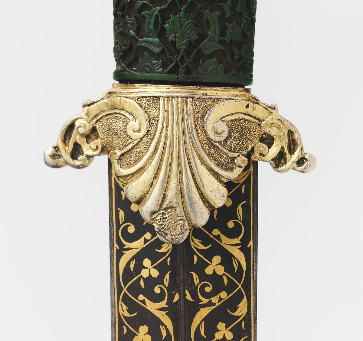 Dagger, Steel, ivory, gold, silver, Turkish