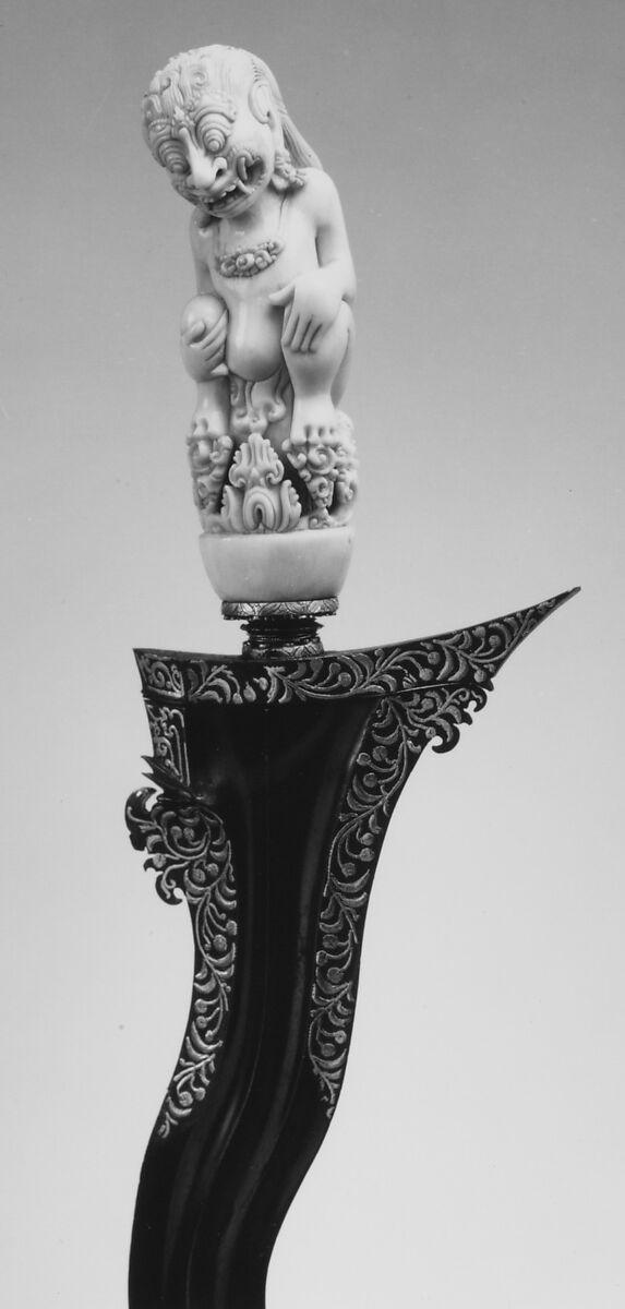 Kris and Sheath, Steel, gold, ivory, wood, Javanese or Sumatran (Banten Sultanate)