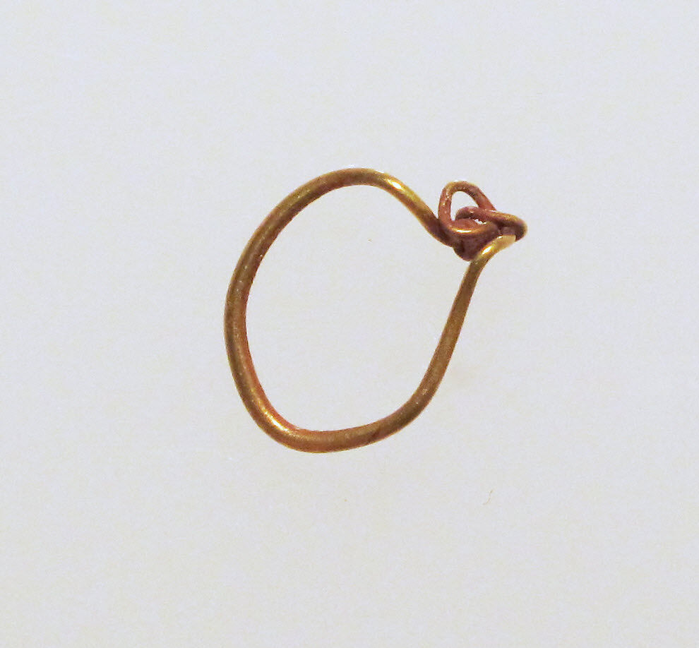 Earring-loop type, Gold 