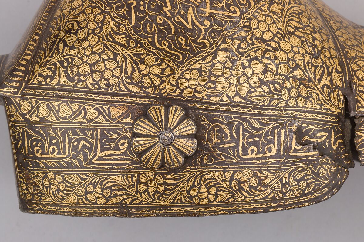 Gauntlet Sword (<i>Pata</i>), Steel, gold, textile, hilt, Indian; blade, European