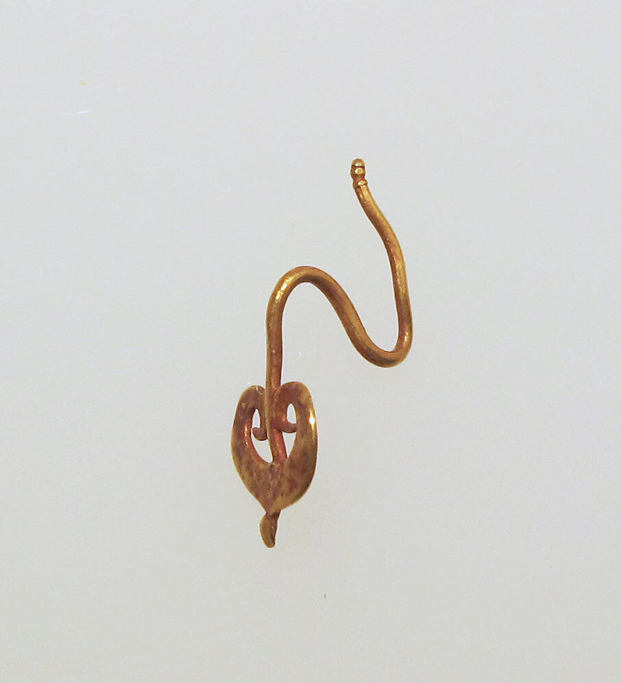 Earring-hook type, Gold 