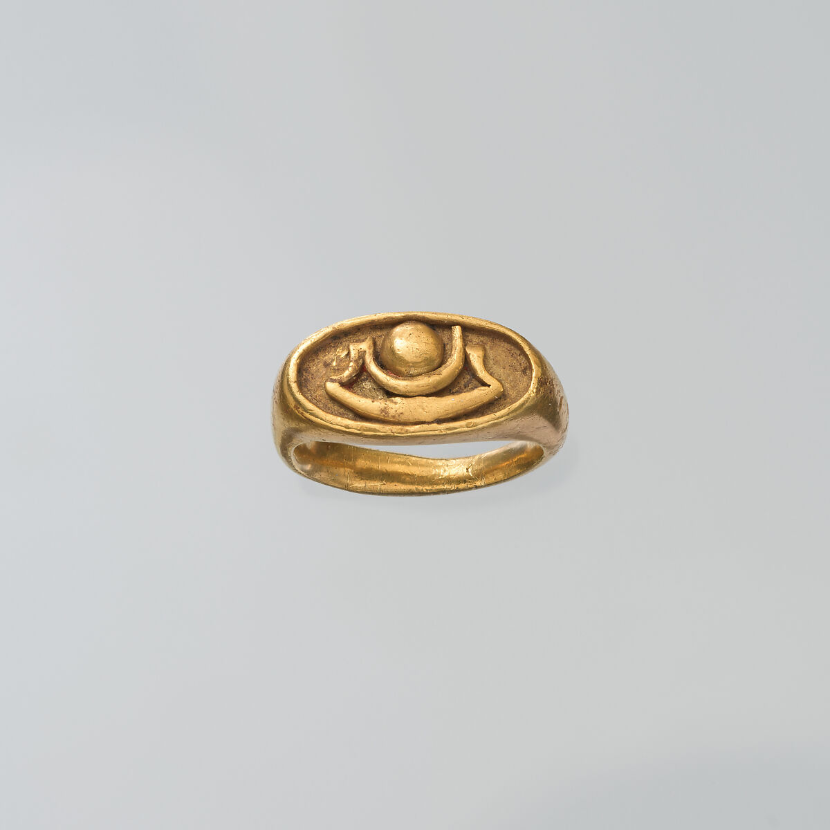 Gold finger ring, Gold, Egyptian 