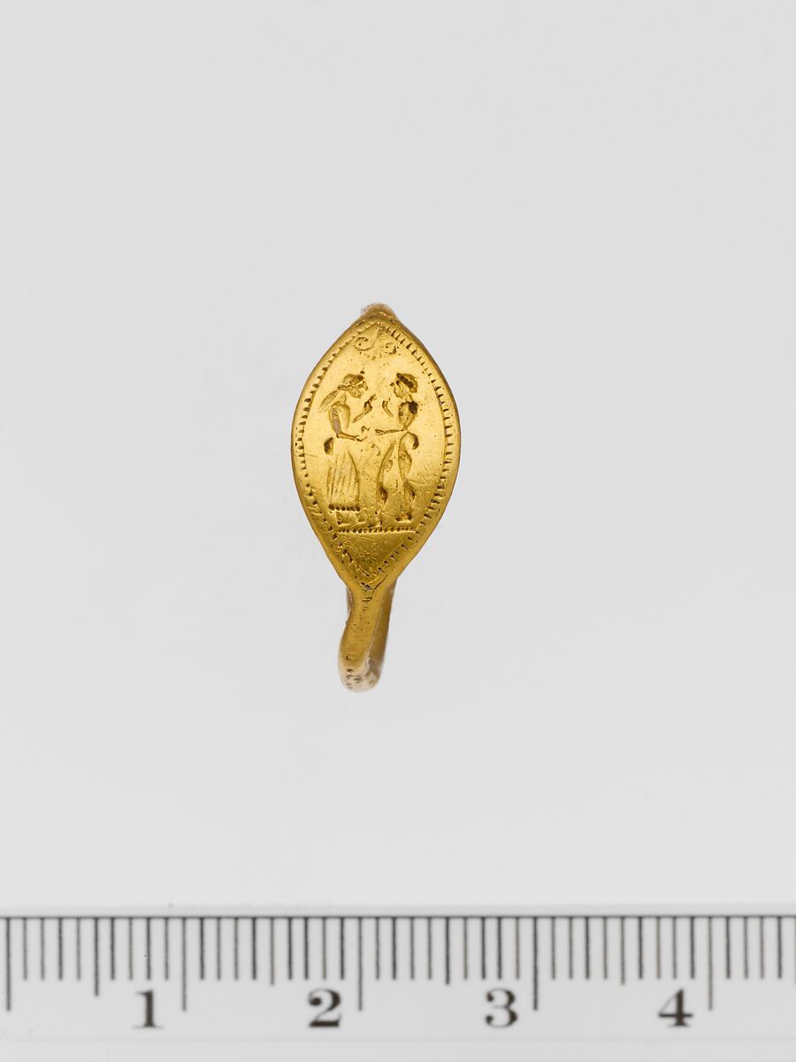 Gold ring, Gold, Greek 