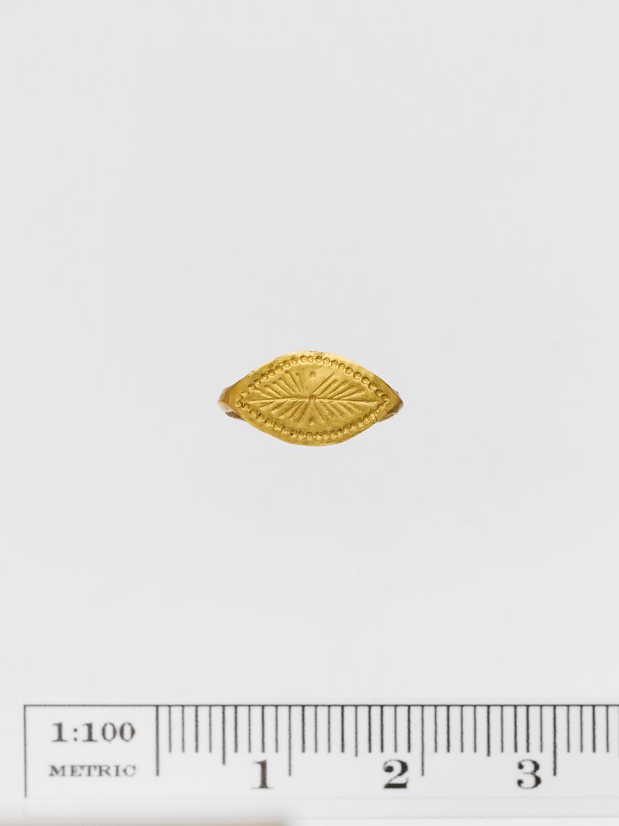 Gold ring, Gold, Greek 