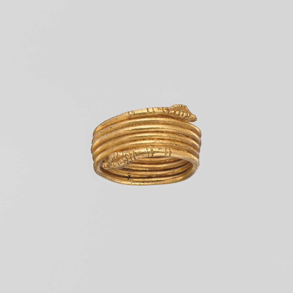Gold snake ring, Gold, Roman 