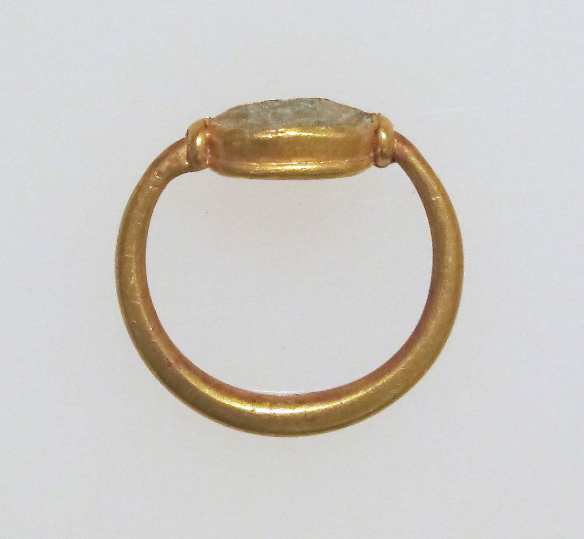 Ring with glass paste, Gold, glass paste, Roman 