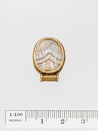 Agate oval seal