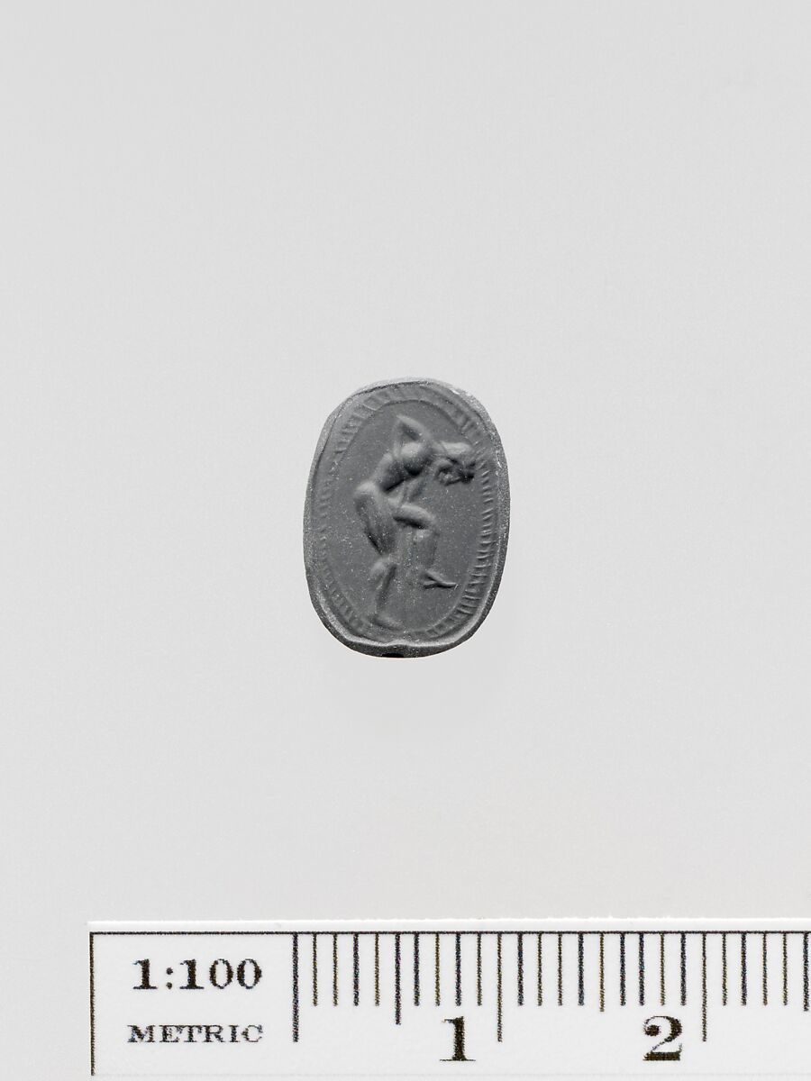 Carnelian scarab, Carnelian, gold, Greek