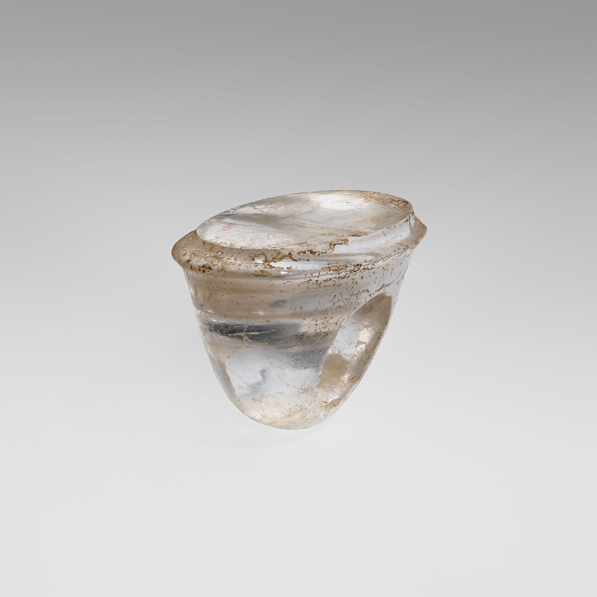 Rock crystal ring, Rock crystal, Greek