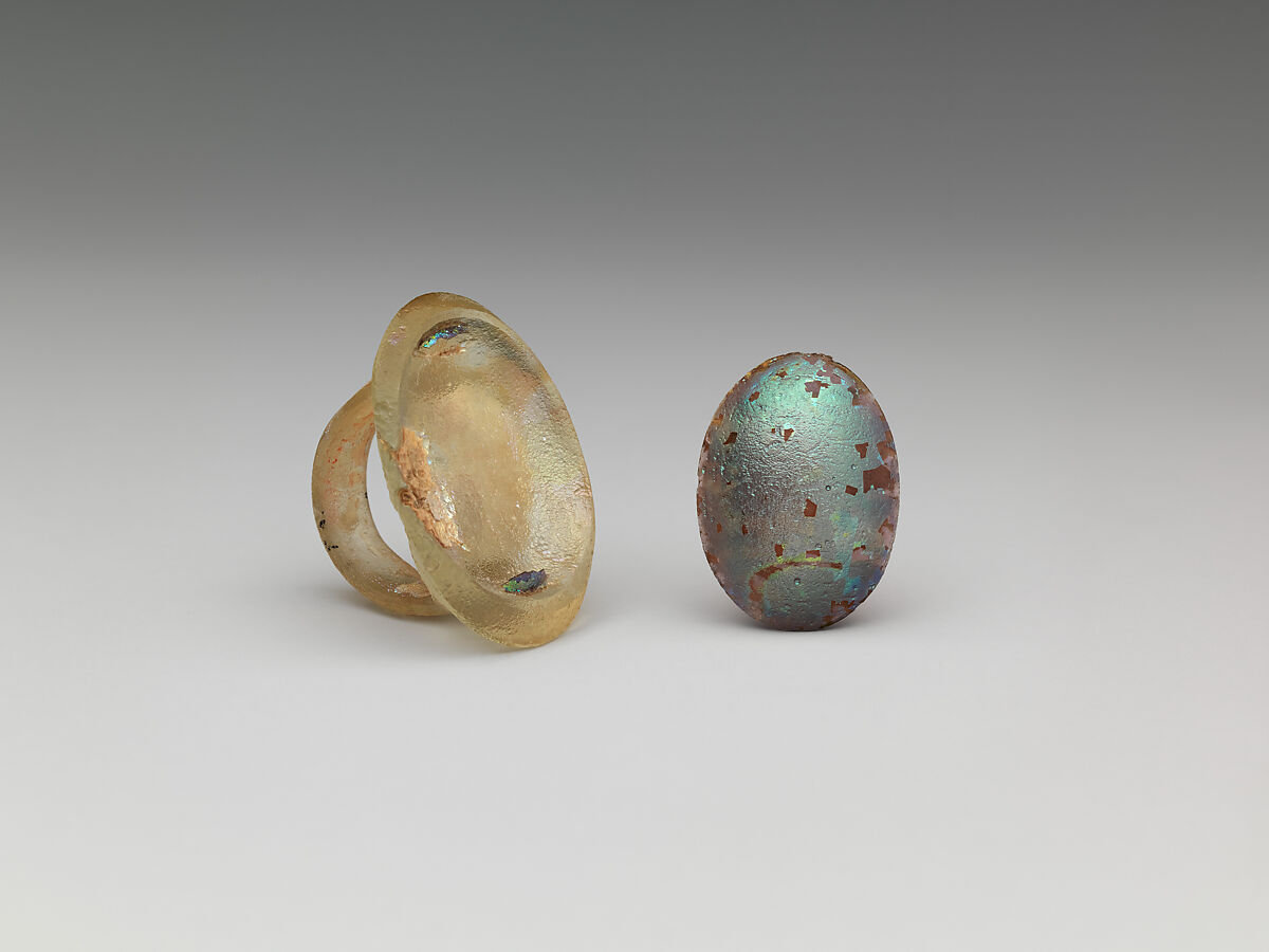 Glass ring, Glass, Greek 