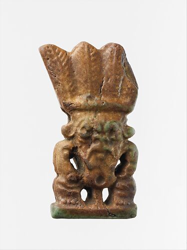 Faience amulet of Bes image
