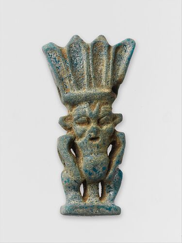 Faience amulet of Bes image