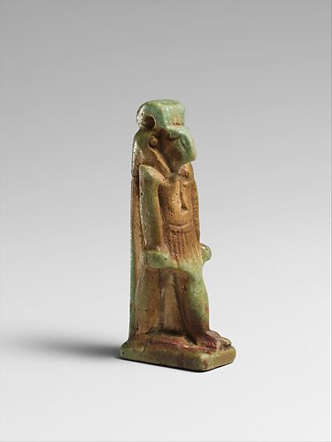 Faience amulet of Thoth