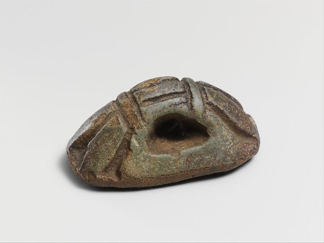 Faience stamp seal amulet