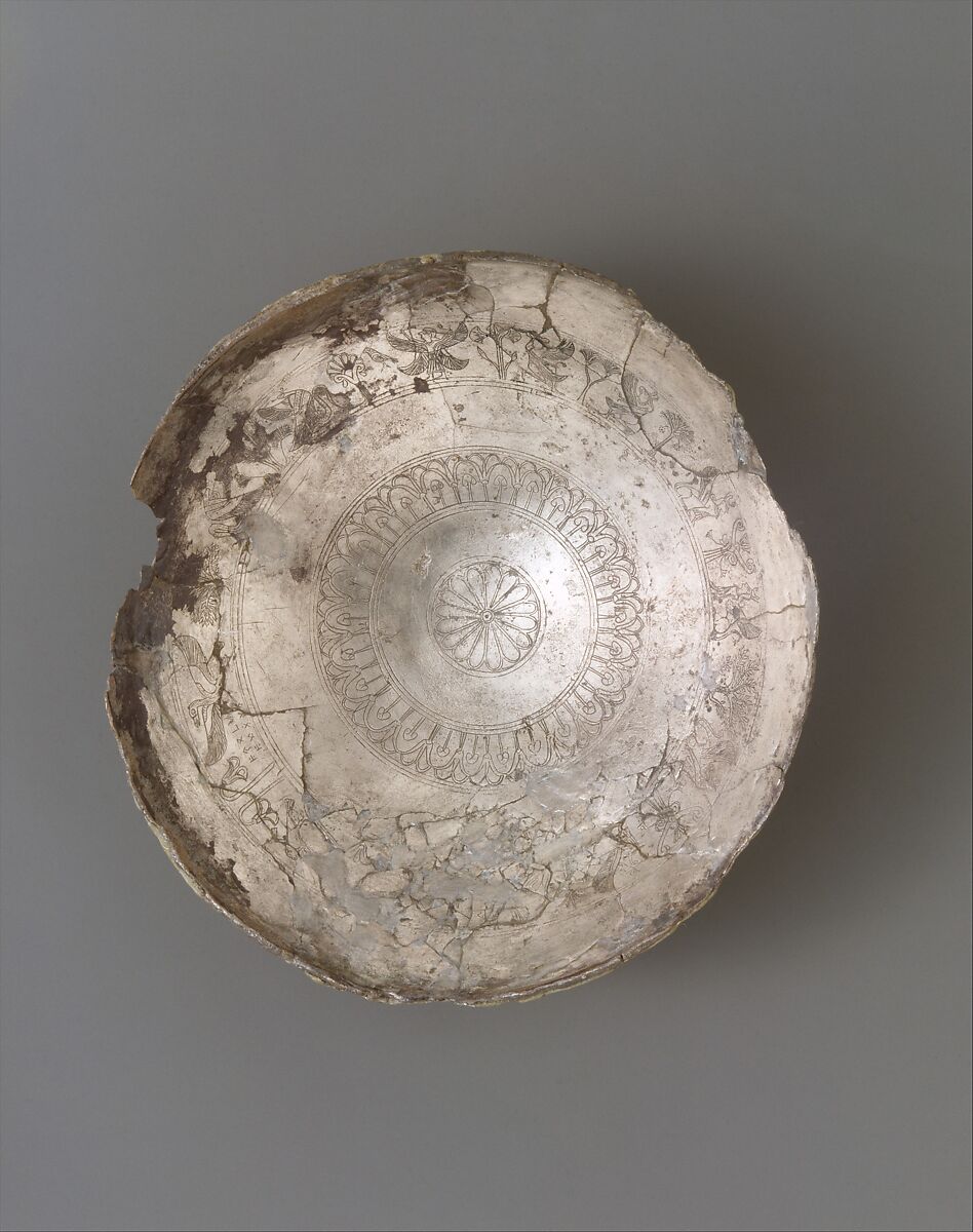 Silver bowl, Silver, Cypriot 