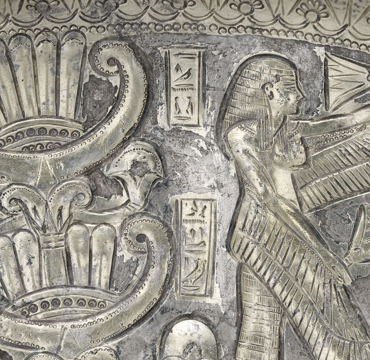 Silver-gilt bowl, Gilt silver, Cypriot