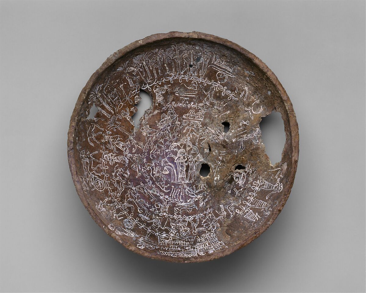 Silver-gilt bowl, Cypriot, Archaic