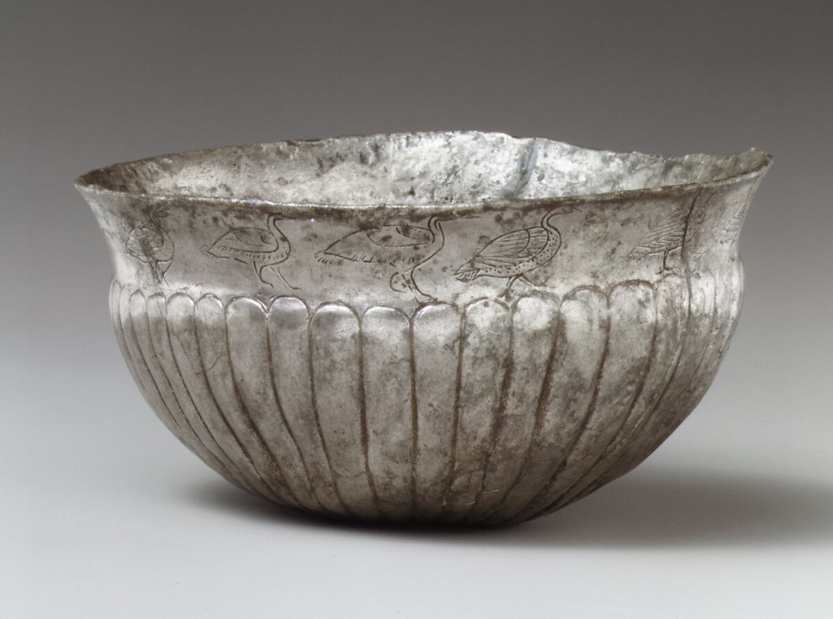Silver bowl, Silver, Cypriot
