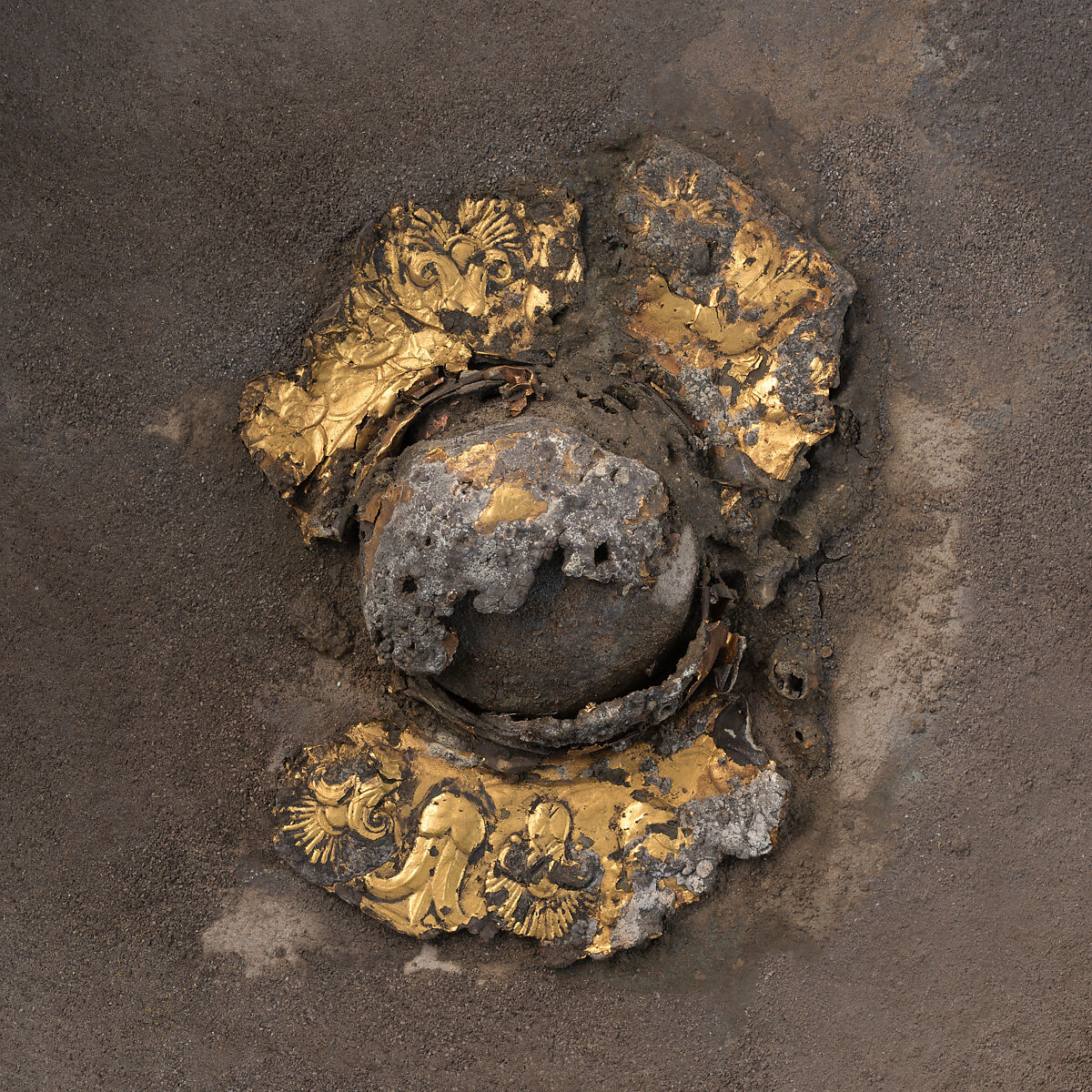 SIlver and gold phiale (libation bowl), Silver, gold, Cypriot