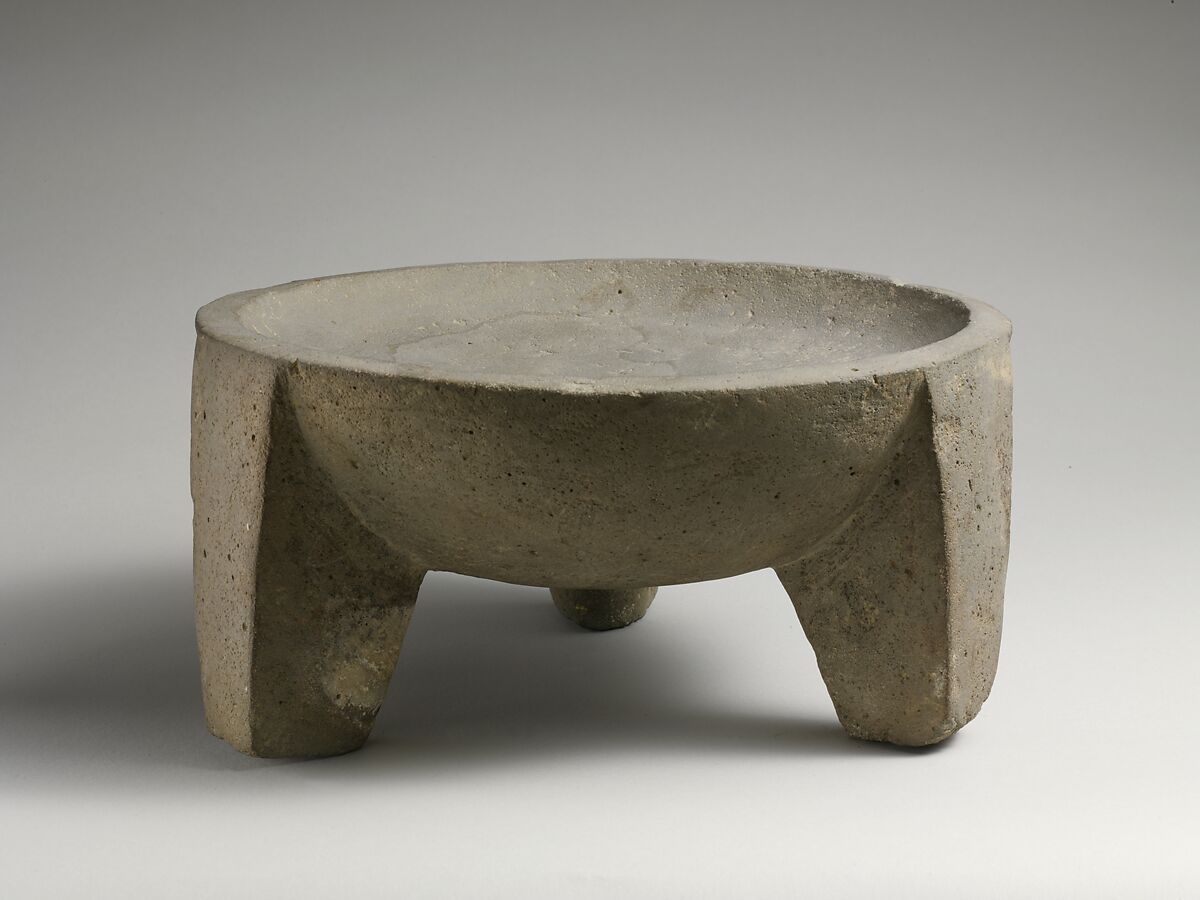 Basalt tripod vessel or mortar, Basalt, Cypriot 