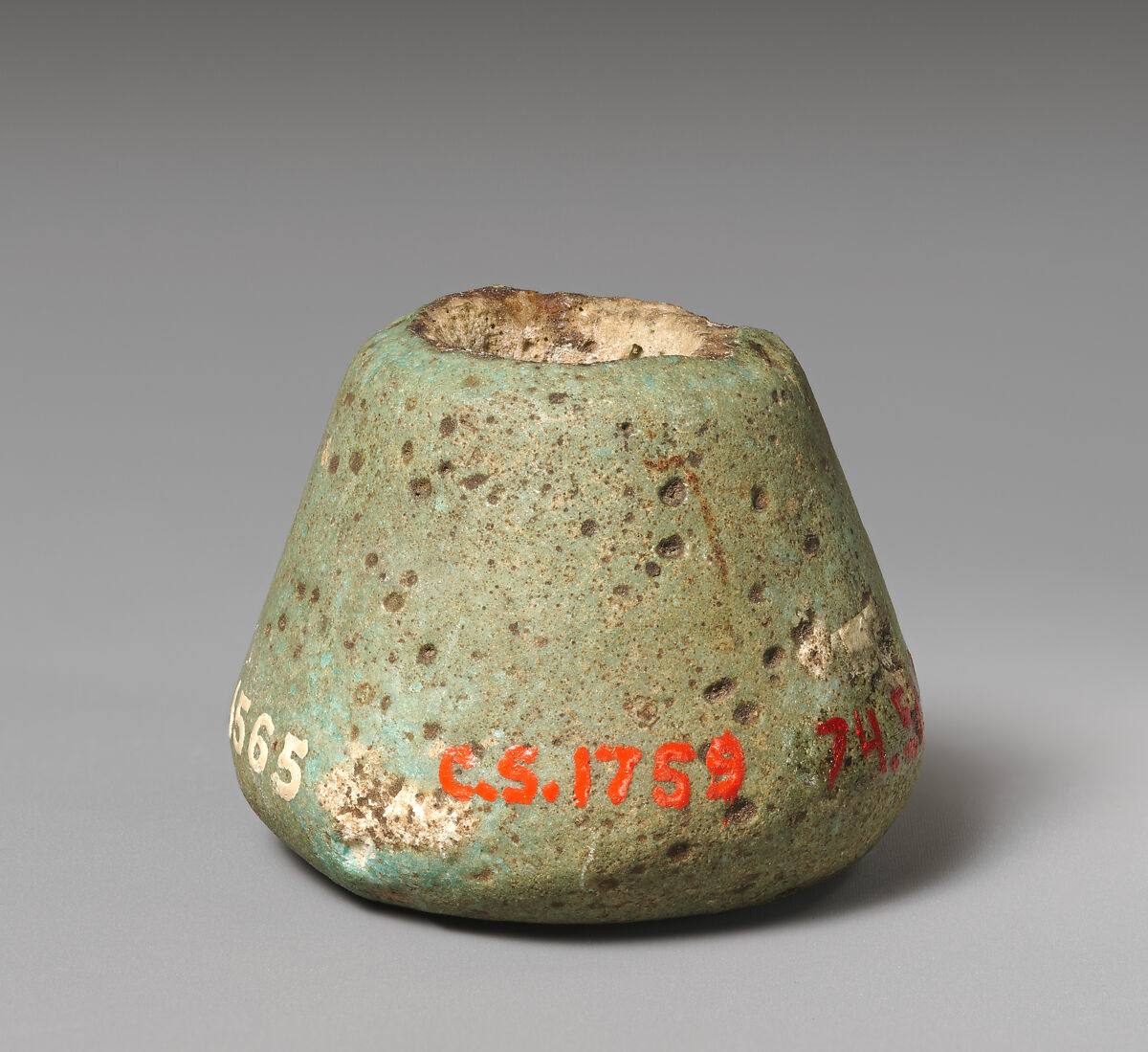 Faience knob, Faience, Cypriot