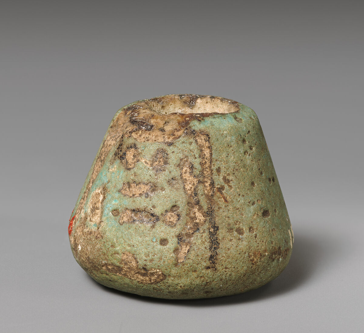 Faience knob, Faience, Cypriot 