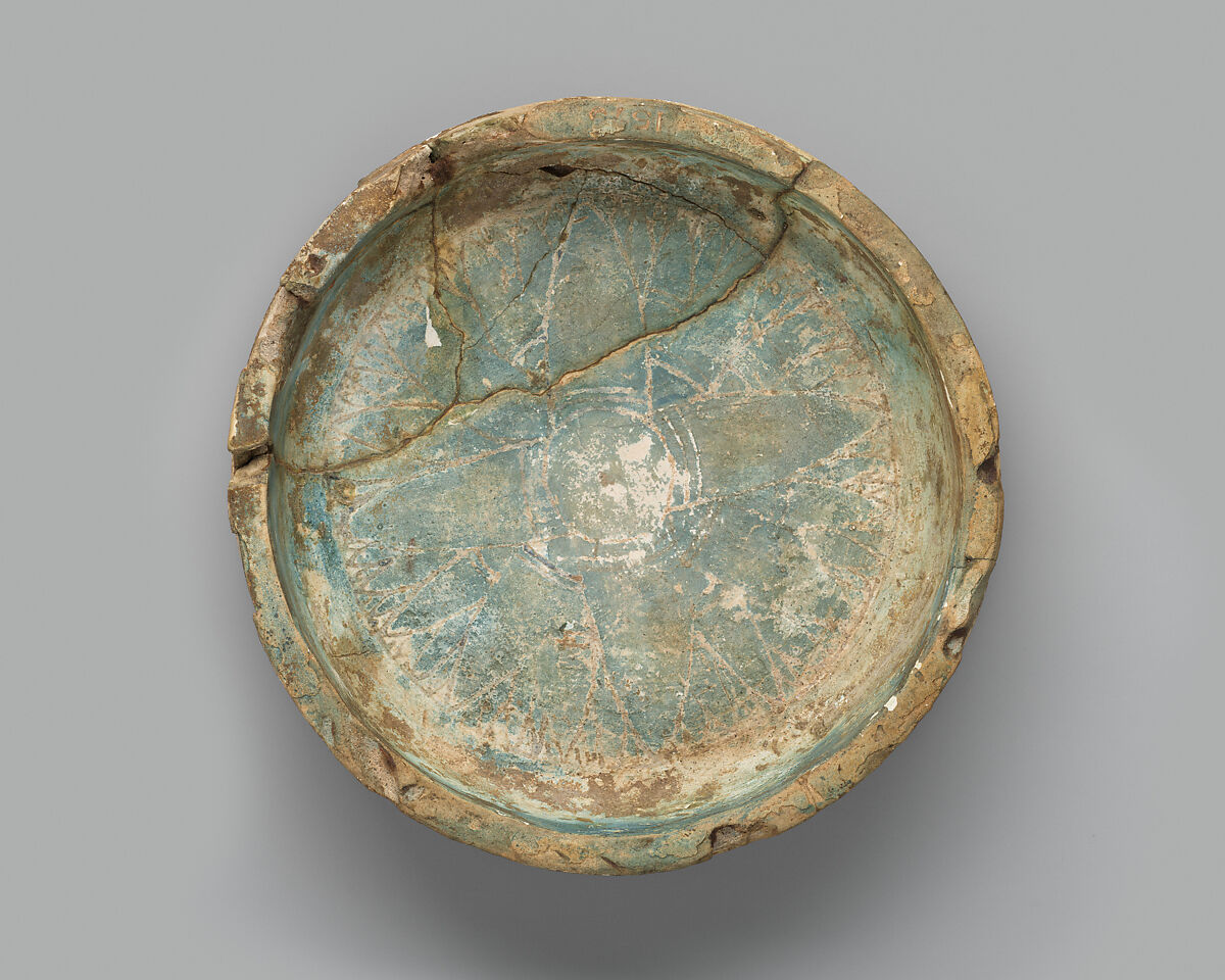 Faience ribbed cup, Faience, Cypriot
