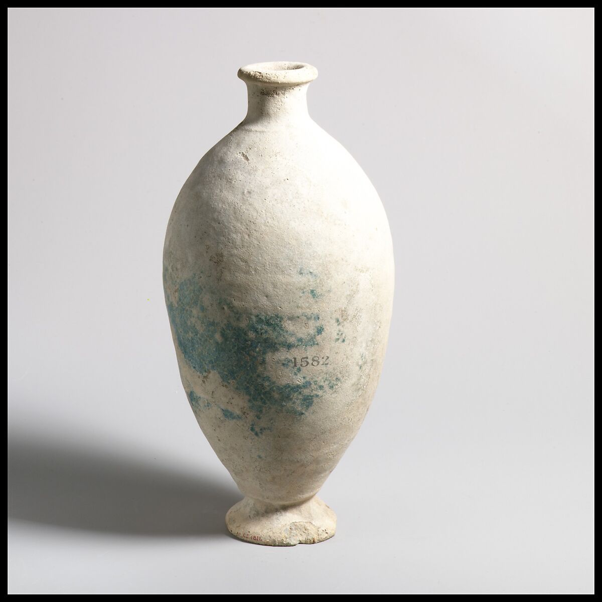 Clay bottle, glazed clay, Cypriot 