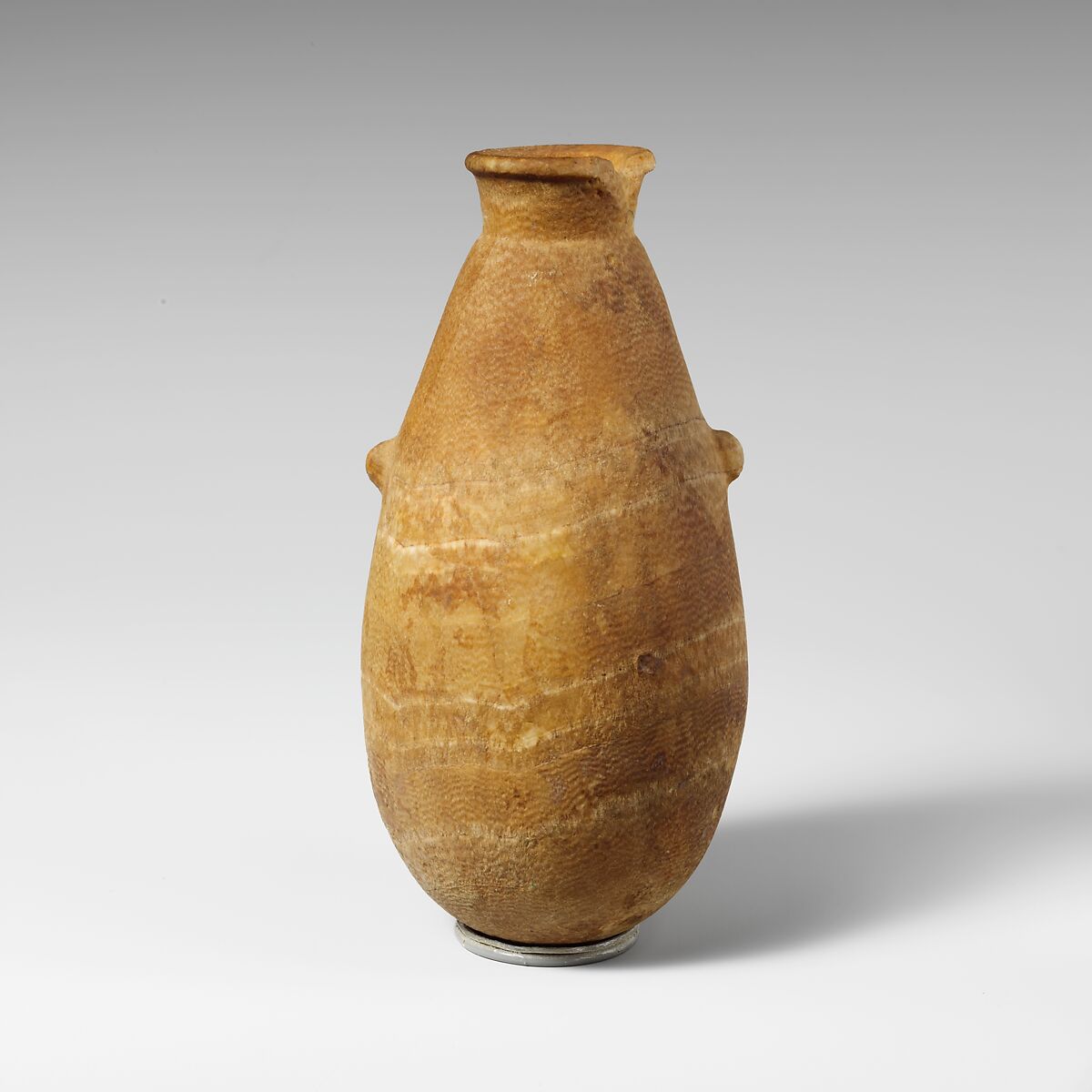 Alabaster alabastron (perfume vase), Calcite (alabaster), Cypriot 