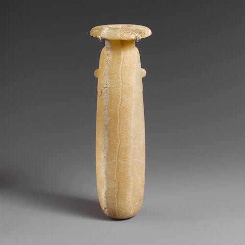 Alabaster alabastron (perfume vase)