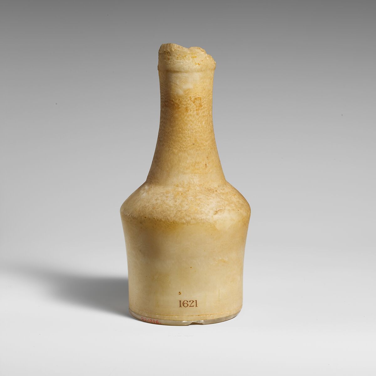 Alabaster flask, Calcite (alabaster), Cypriot 