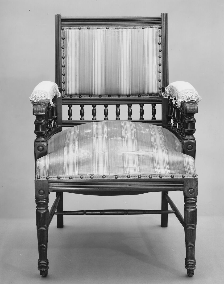 Armchair, Mahogany, American 