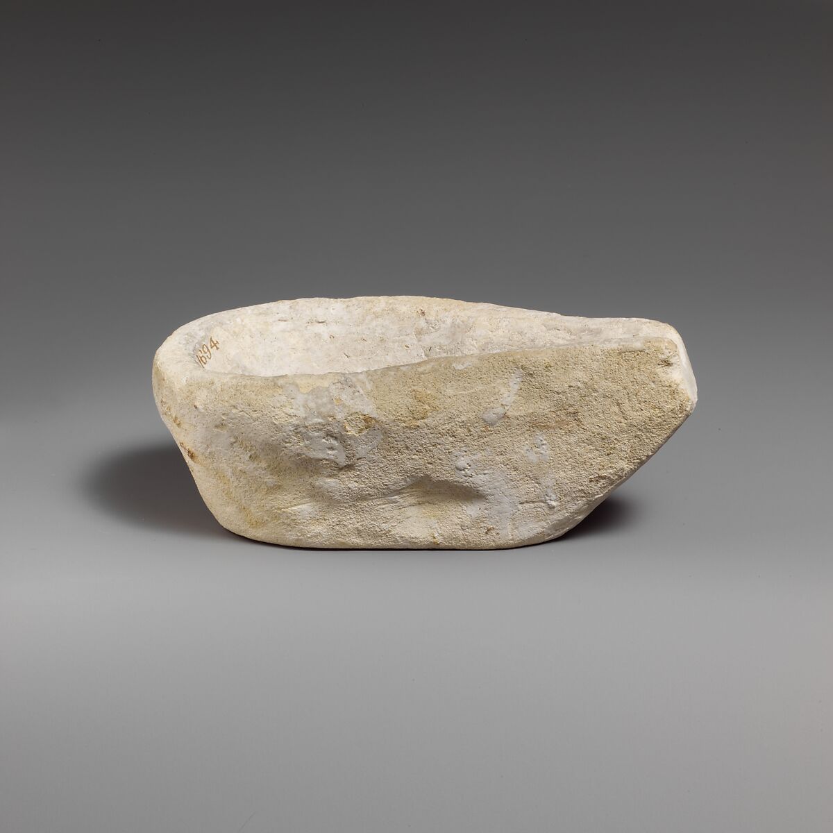 Limestone saucer lamp, Limestone, Cypriot 