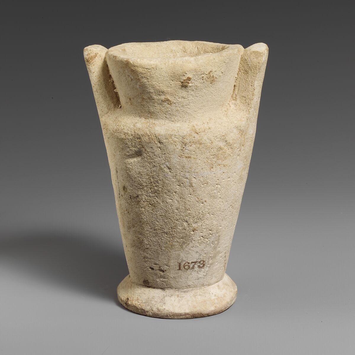 Small limestone jar, Limestone, Cypriot