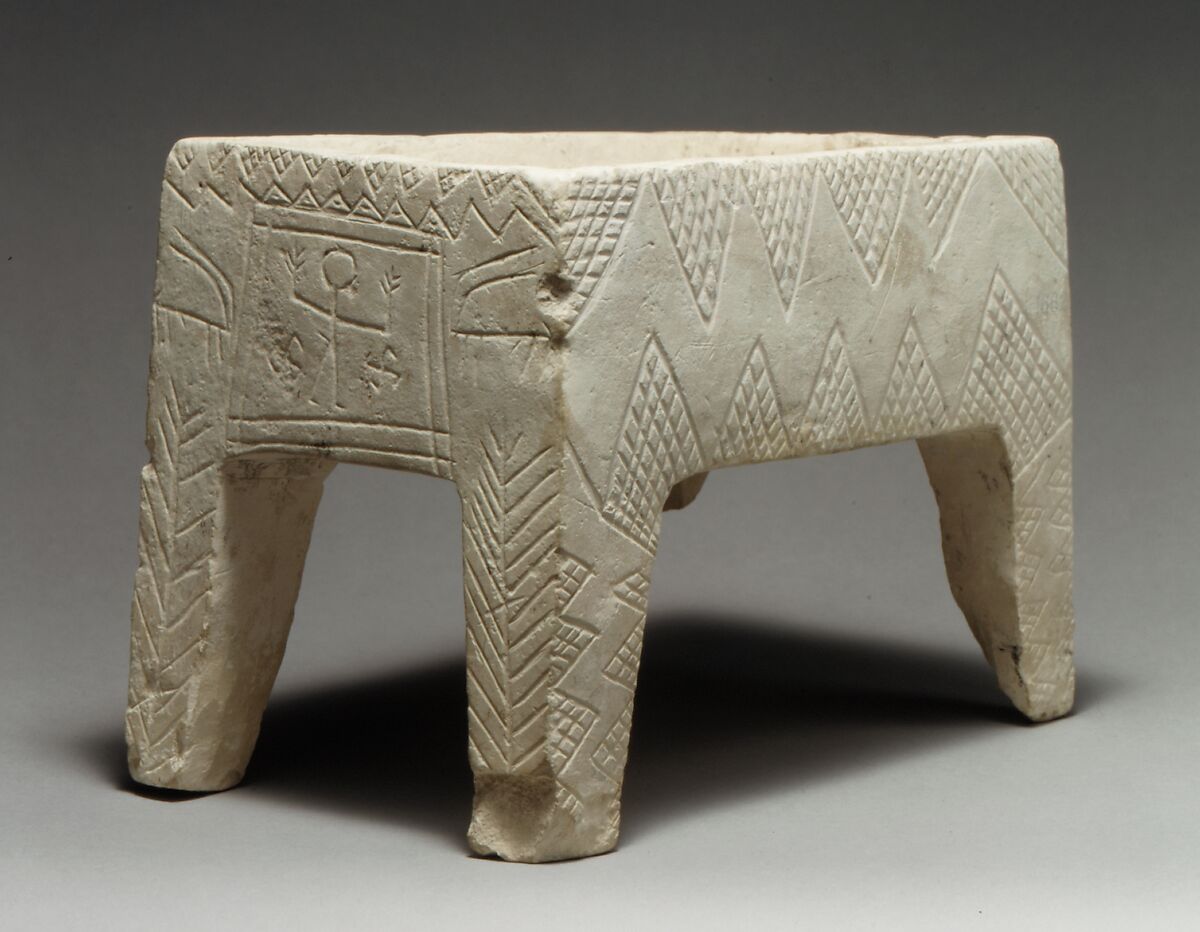 Limestone model of a coffin, Limestone, Cypriot