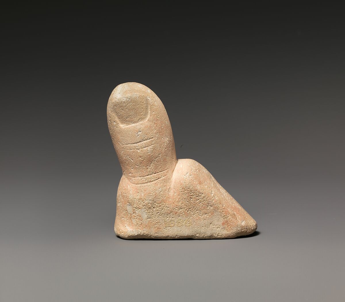 Limestone votive toe, Limestone, Cypriot 