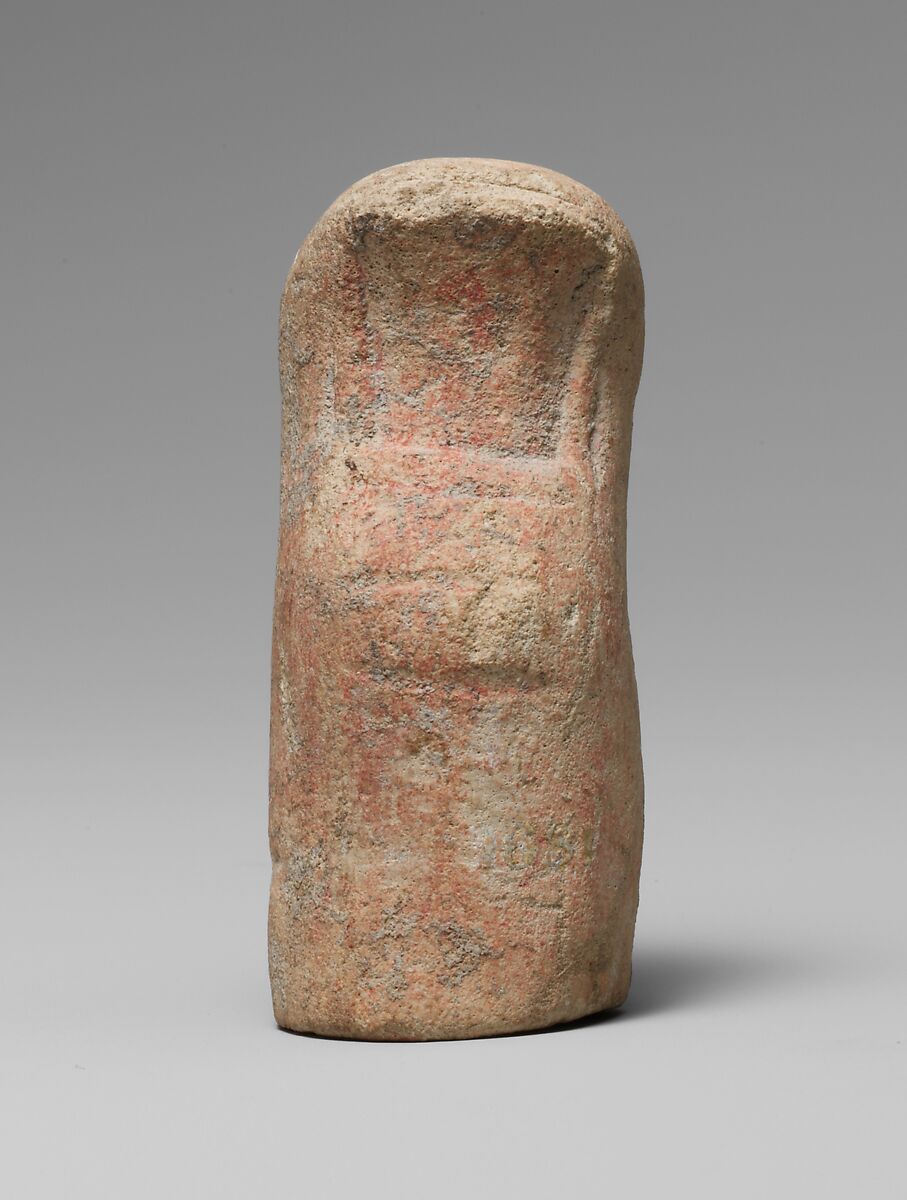 Limestone votive thumb, Limestone, Cypriot 