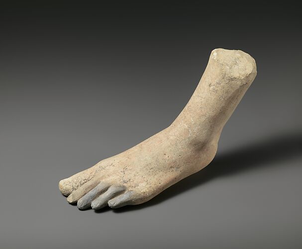 Limestone lower left leg