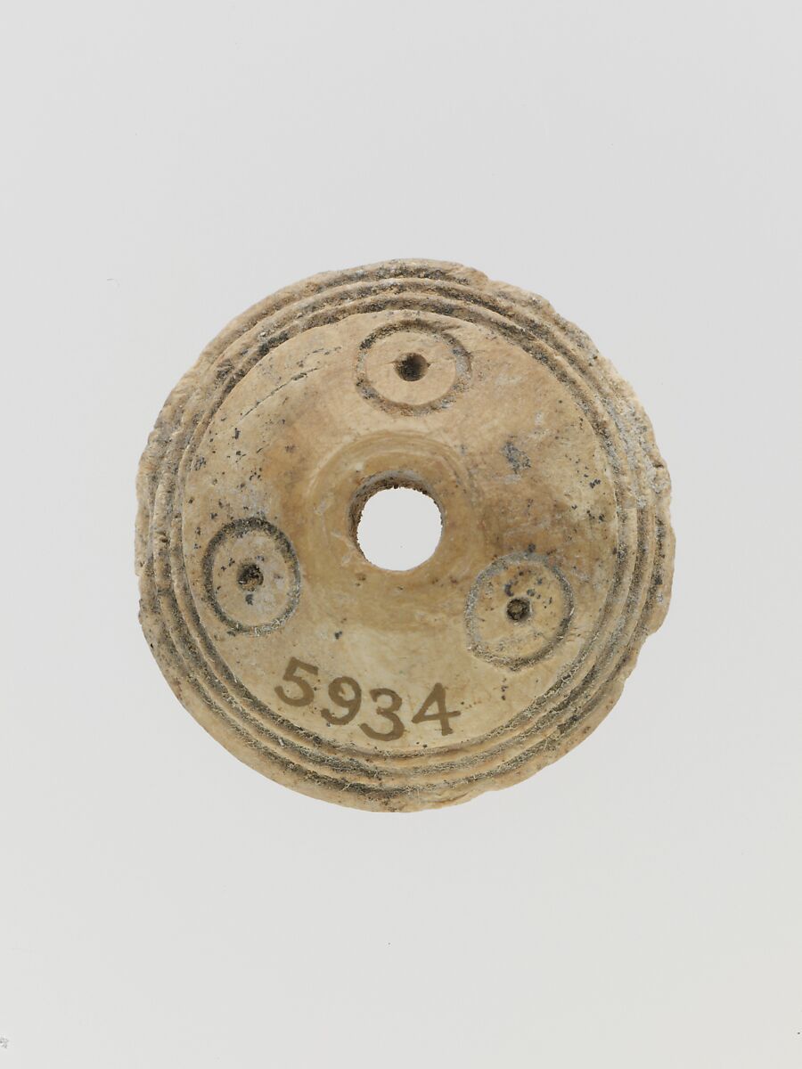 Bone spindle whorl, Bone, Cypriot 