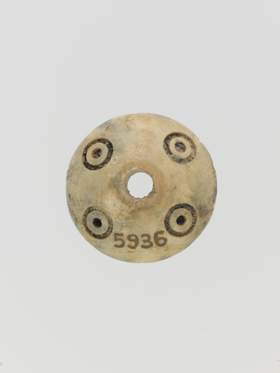 Bone spindle whorl, Bone, Cypriot